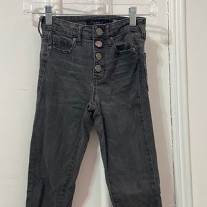 Dark gray high rise jeggings